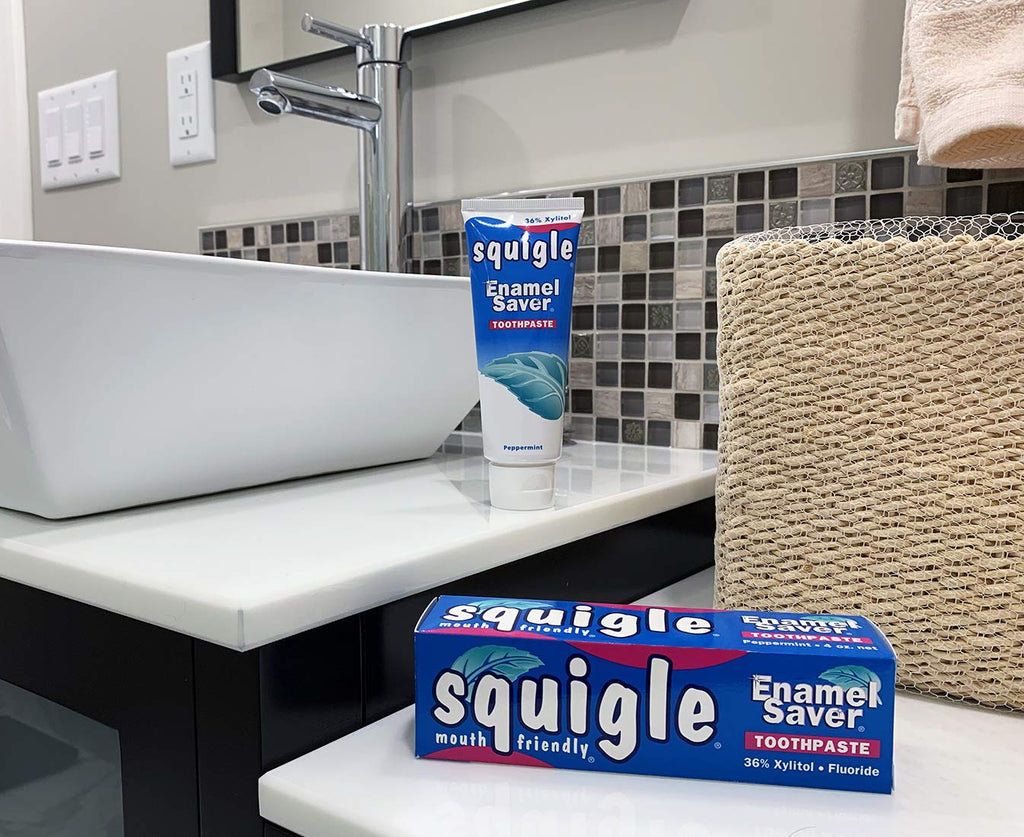 Squigle Enamel Saver Toothpaste (2 Pack) – Canker Sore Prevention & Treatment