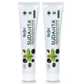Sri Sri Tattva Sudanta Charcoal Toothpaste Gel – SLS & Fluoride Free, Herbal Neem