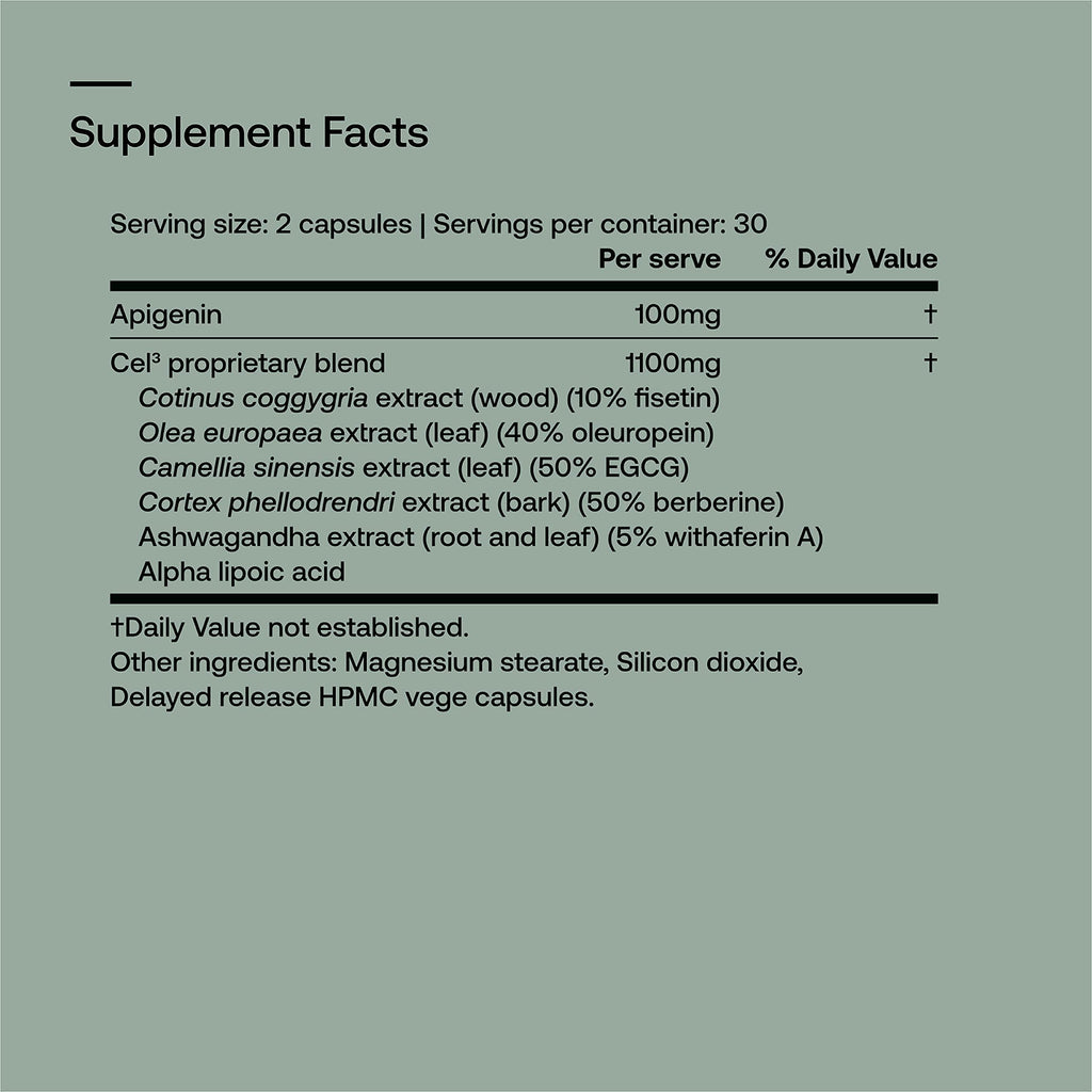 SRW Cel³ Renewal 60 Capsules | Stem Cell Support for Youthful Aging