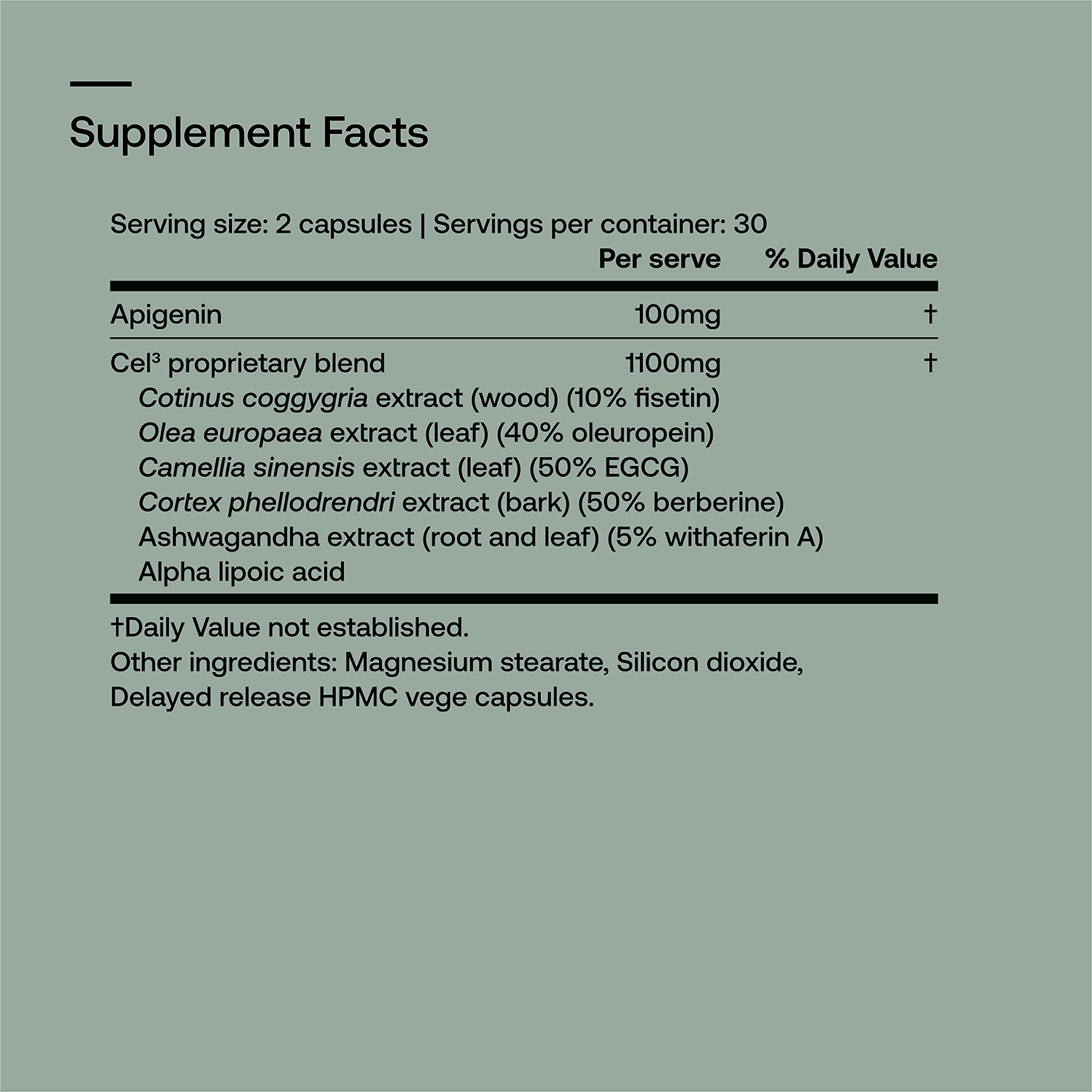 SRW Cel³ Renewal 60 Capsules | Stem Cell Support for Youthful Aging