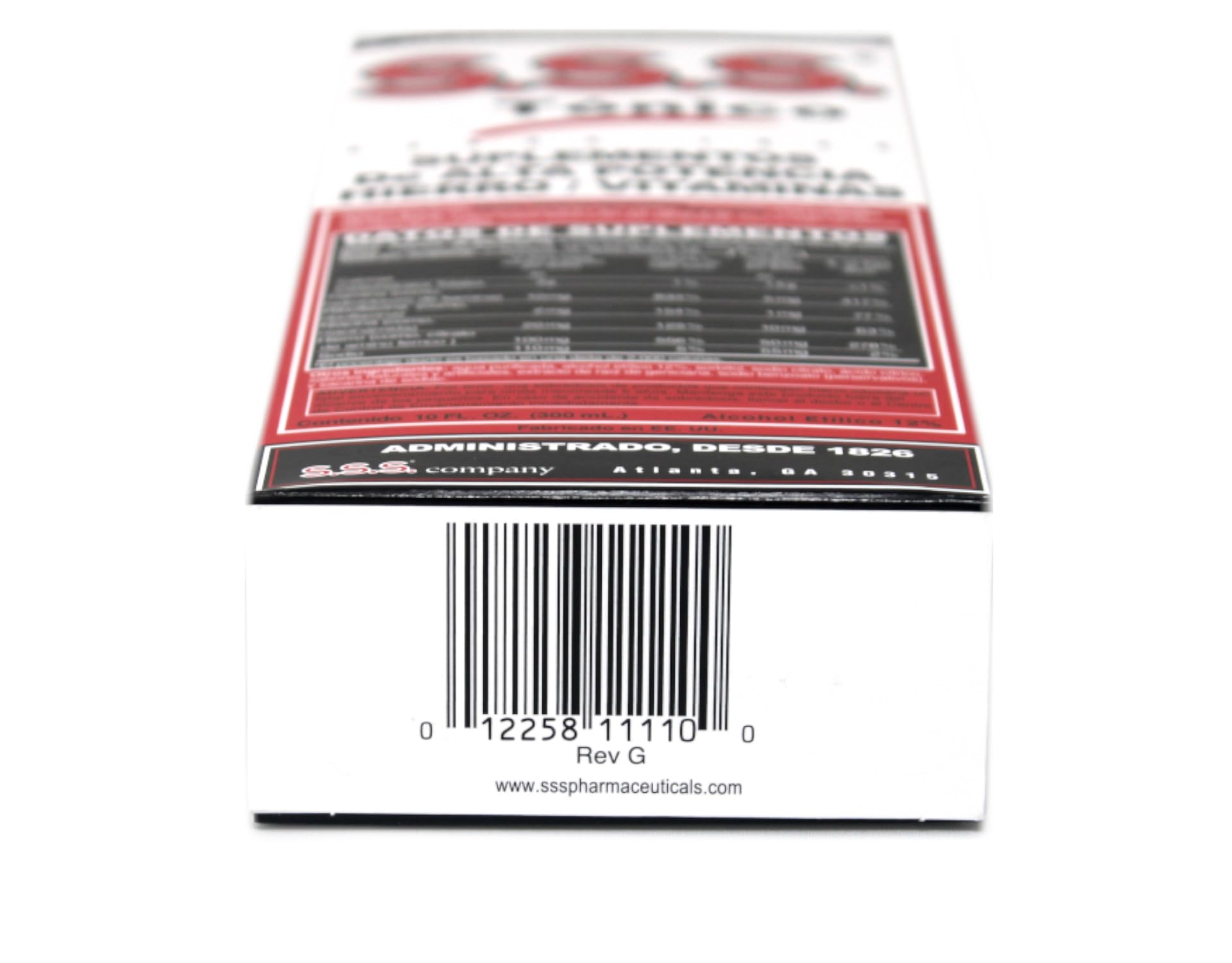 SSS Tonic 10oz – Pack of 3 Iron & Vitamin B Supplement (PT#1225811110)