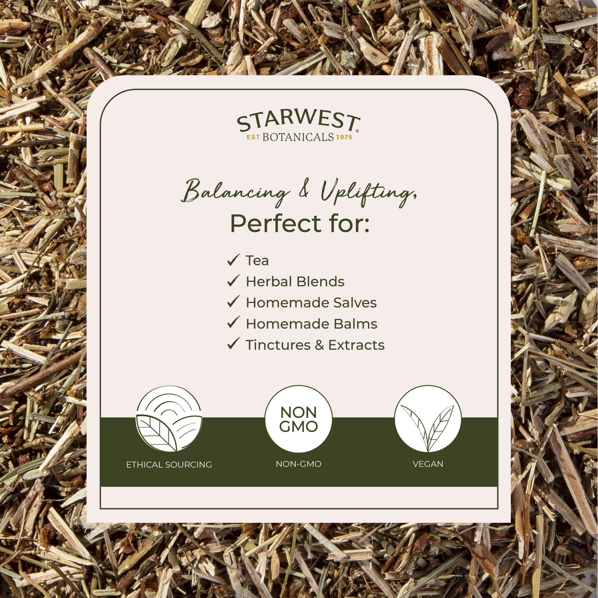 Starwest Botanicals Organic Dried St. John's Wort – Loose Leaf Herb, 1 lb