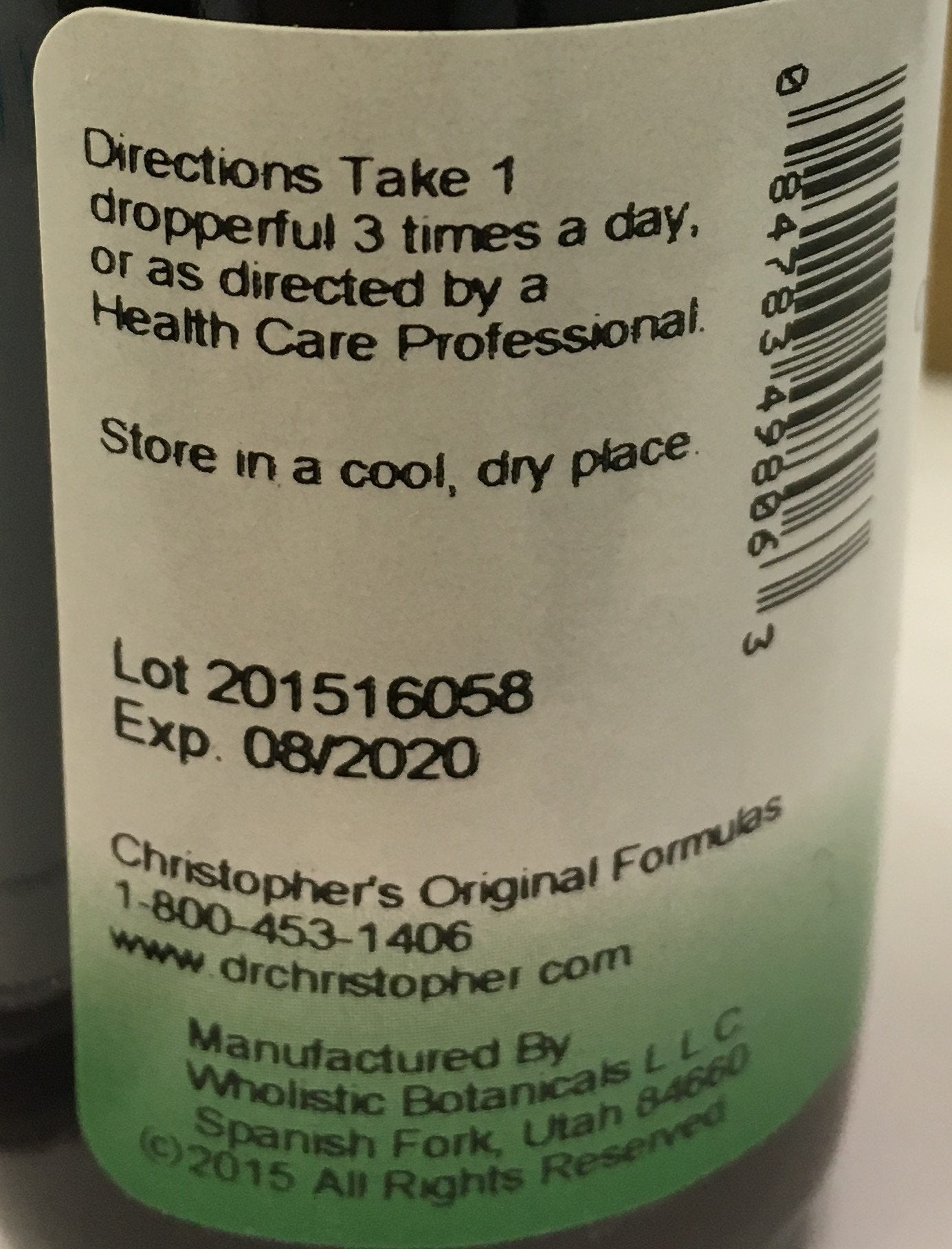 St. John's Wort Glycerite 2 oz | Dr. Christopher's Herbal Extract