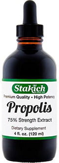 Stakich Propolis Extract (4 Ounce 75%) - High-Potency Propolis Liquid