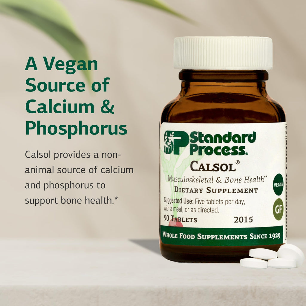 Standard Process Calsol – Musculoskeletal & Bone Health Supplement