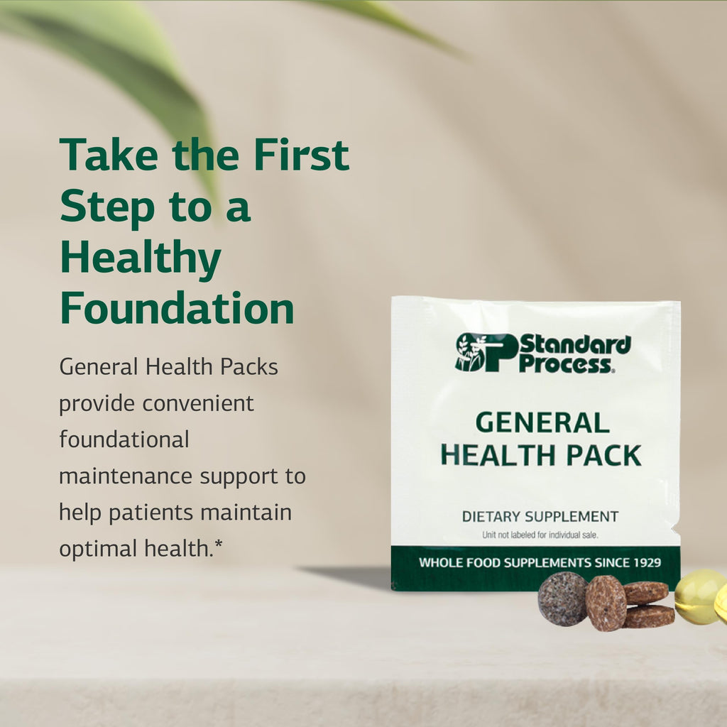 Standard Process General Health Pack – Daily Multivitamin & Mineral Supplement (60 Packs)
