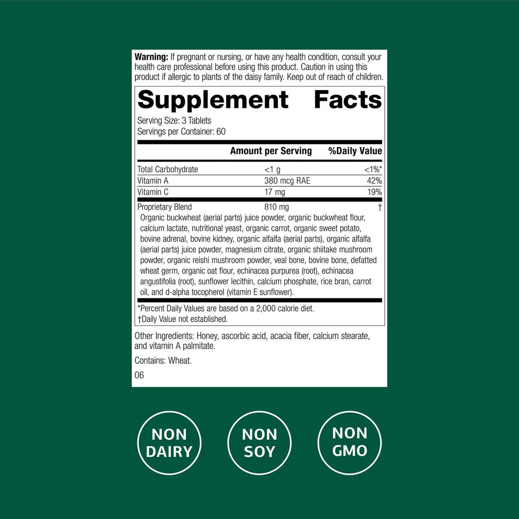Cataplex A-C-P by Standard Process — Heart Health, Gum Health, Immune Support (180 Tablets)