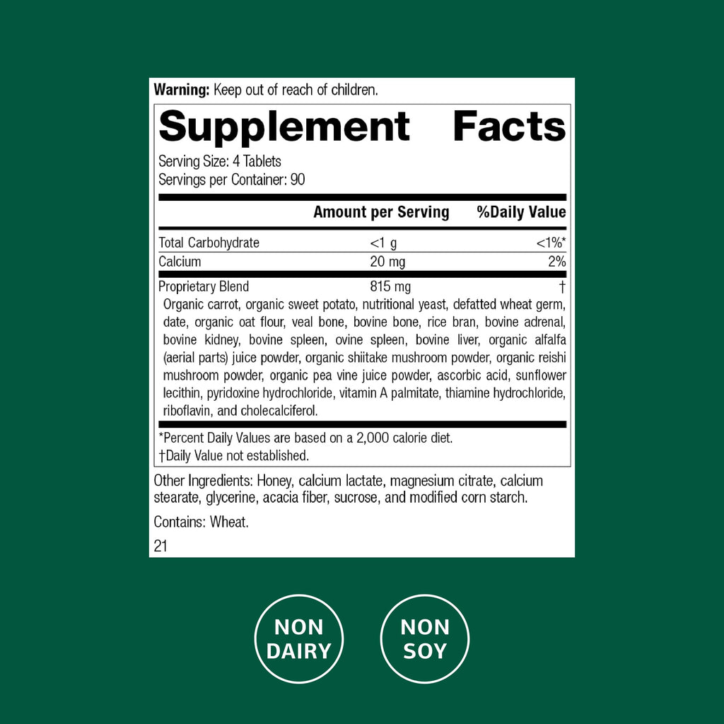 Standard Process Cyrofood - Healthy Aging Support Supplement | Whole Food-Based, 360 Tablets
