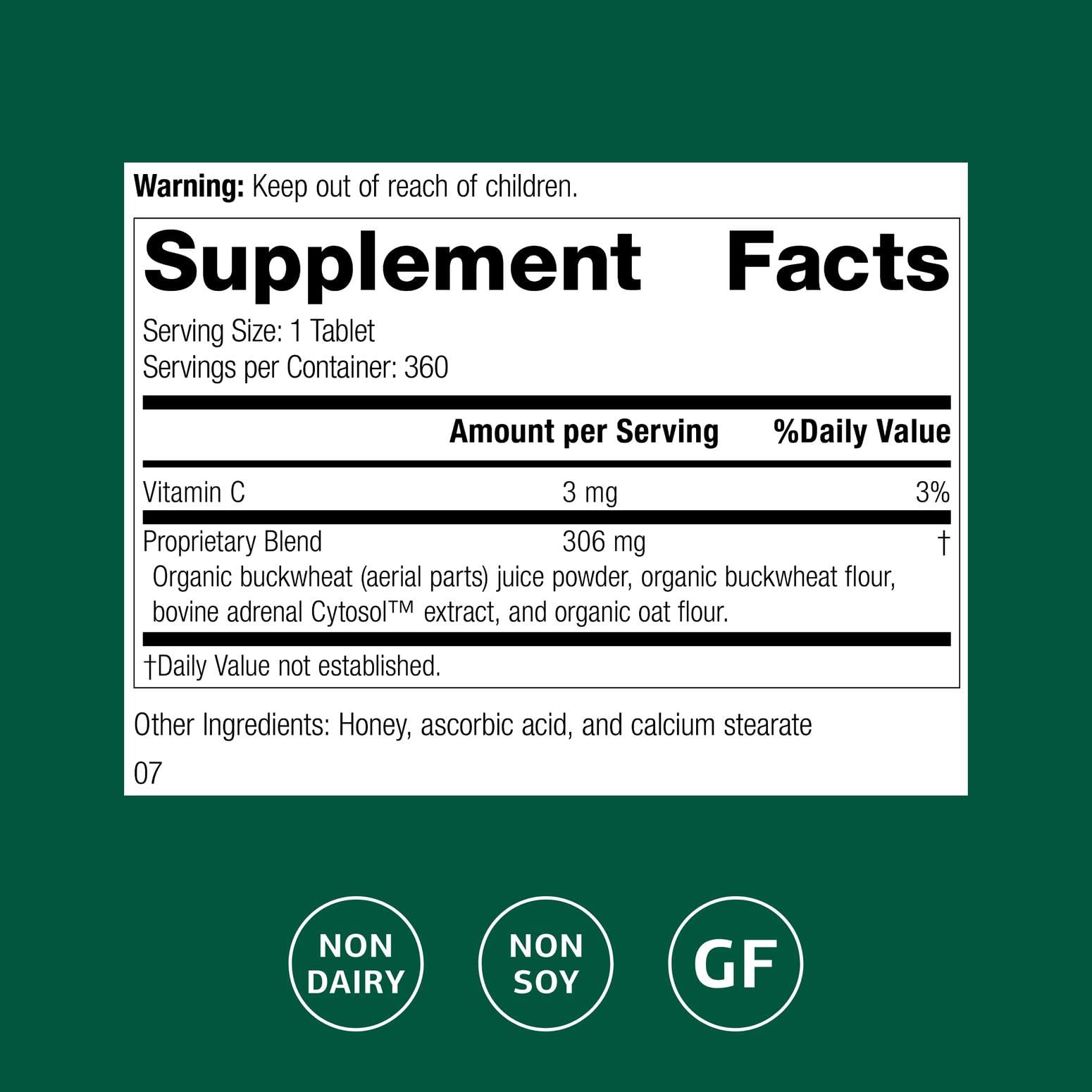 Standard Process Cyruta Plus - Capillary & Circulation Support - Gluten-Free, Non-Dairy & Non-Soy - 360 Tablets