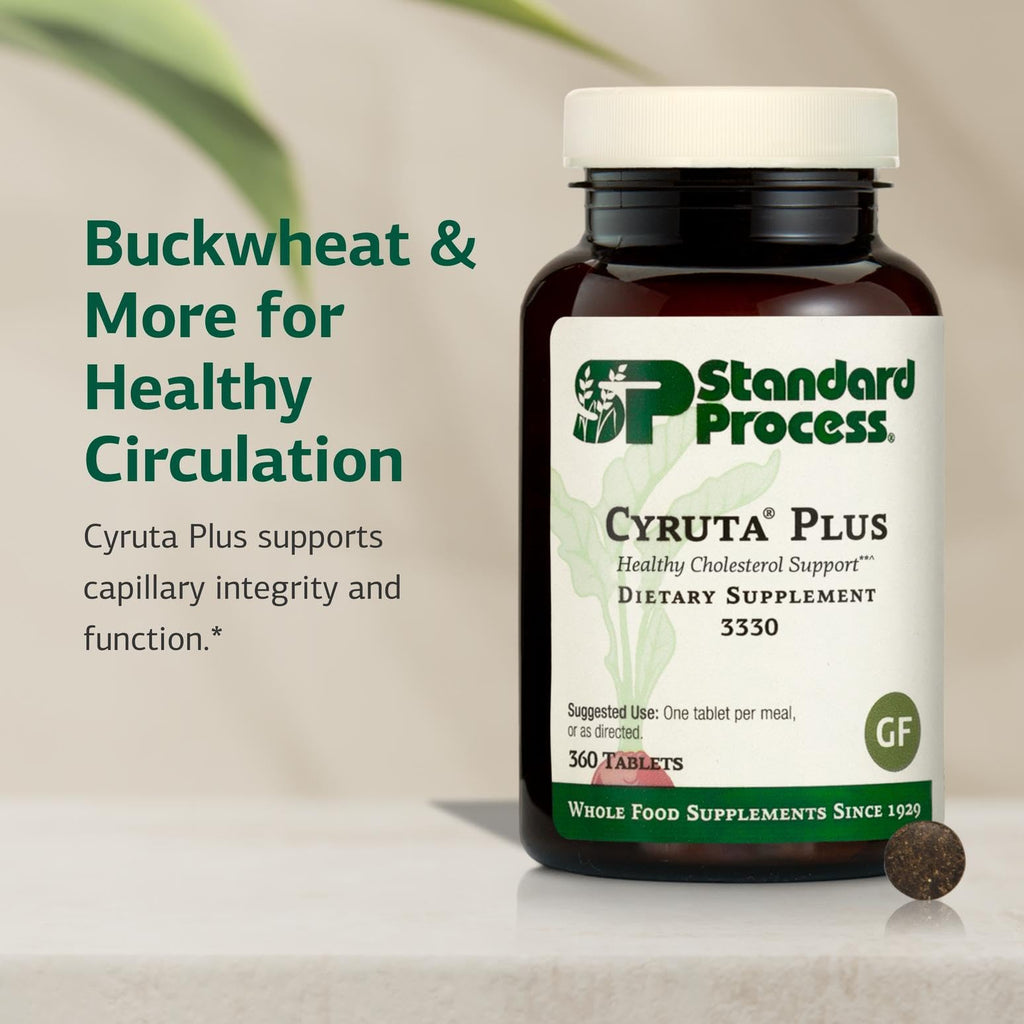 Standard Process Cyruta Plus - Capillary & Circulation Support - Gluten-Free, Non-Dairy & Non-Soy - 360 Tablets