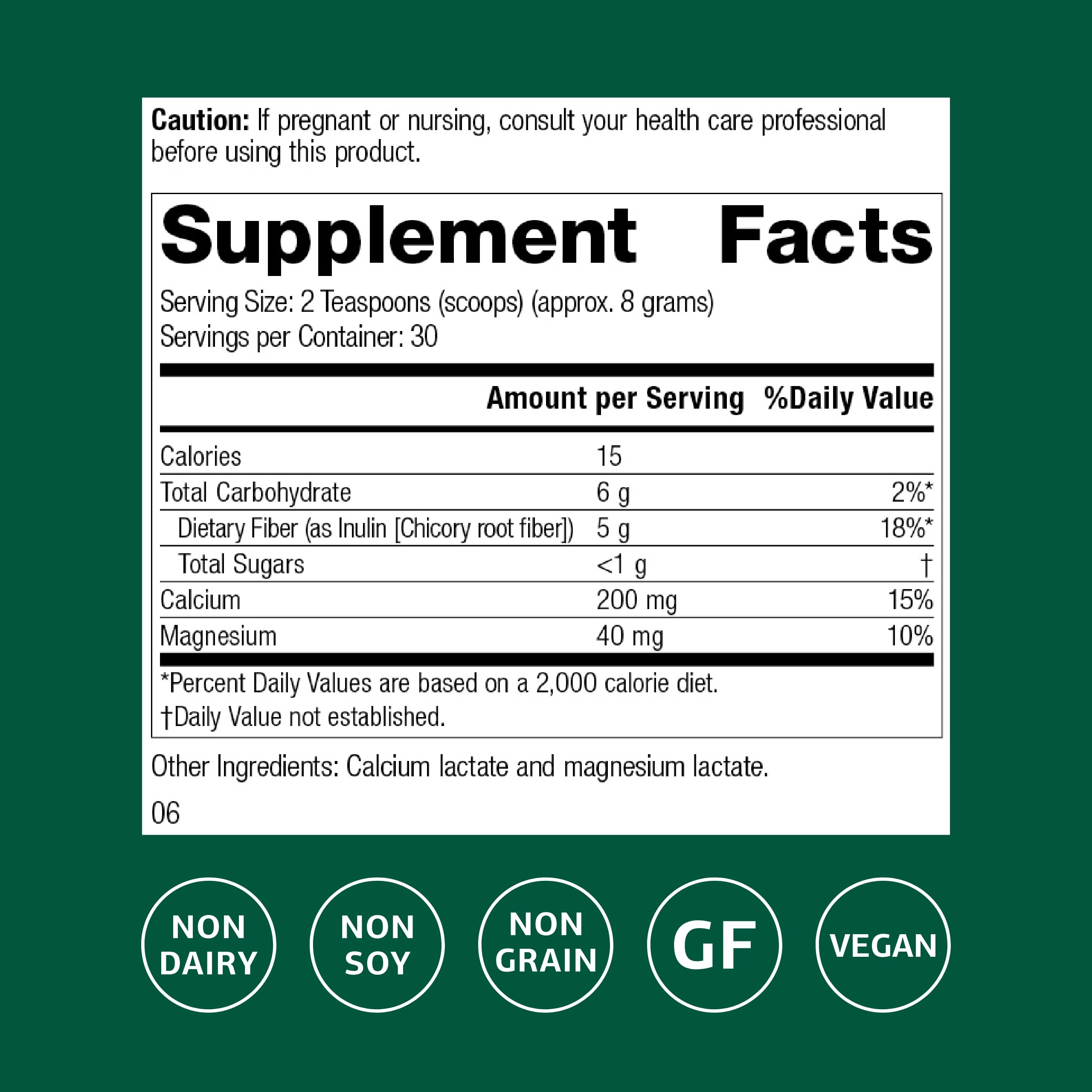 Standard Process Prebiotic Inulin – Gut Health & Immune Support