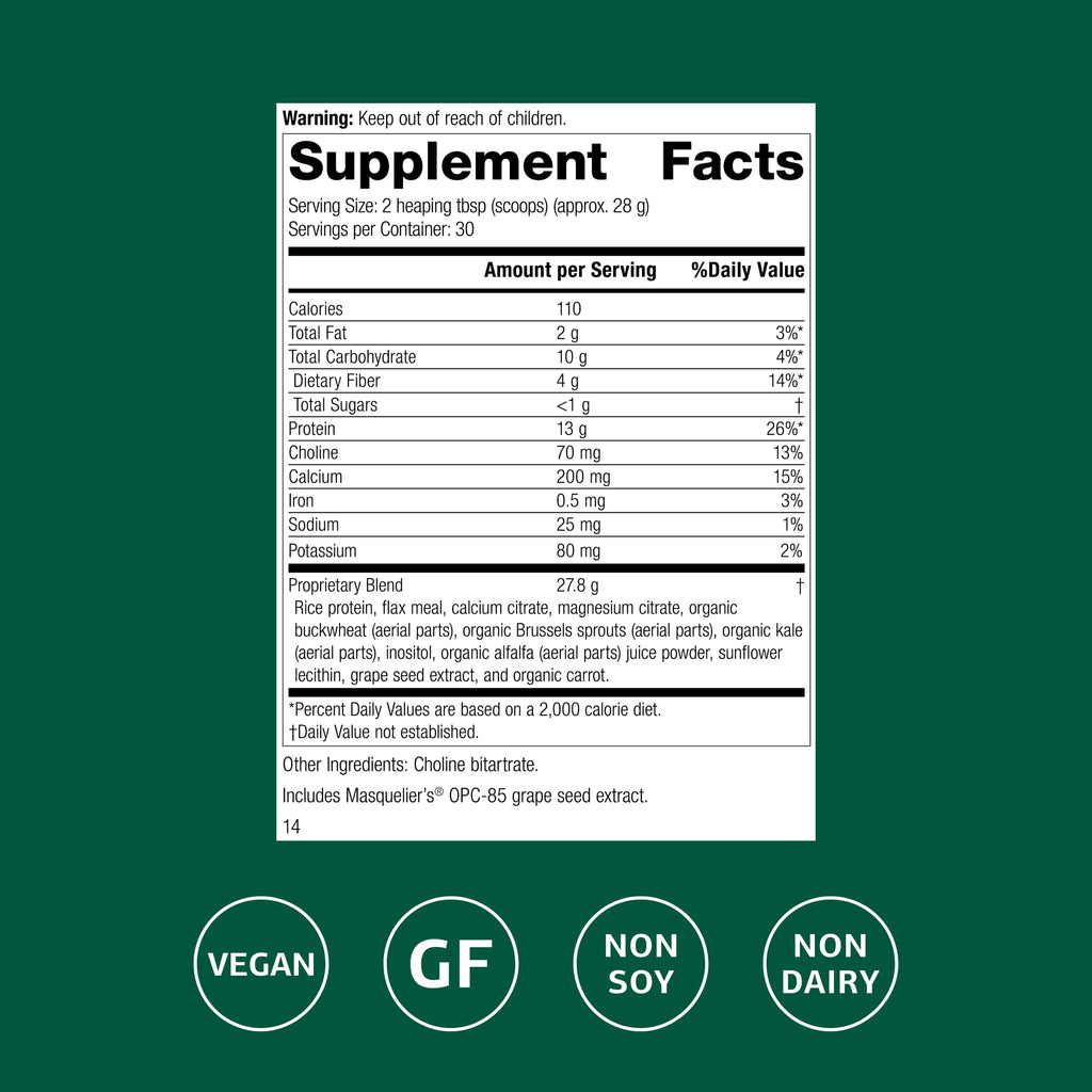 Standard Process SP Complete Dairy-Free Rice Protein Powder – Gut, Liver & Immune Support | Vegan & Gluten-Free | 2 lb