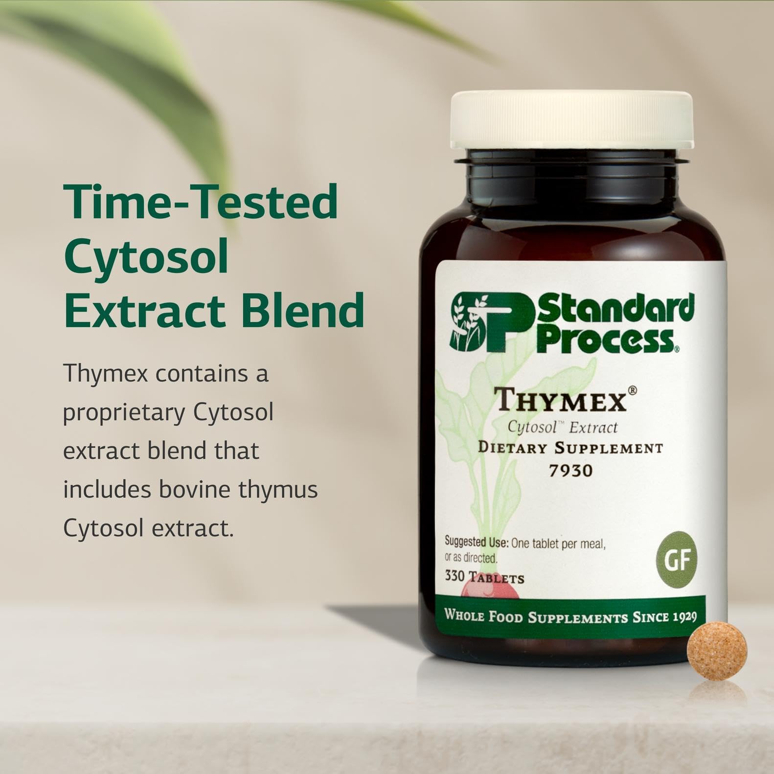 Standard Process Thymex Cytosol Extract – Immune Support, Gluten-Free (330 Tablets)