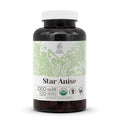 Star Anise USDA Organic 120 Capsules | Organic Star Anise (Illicium verum) Dried Seed