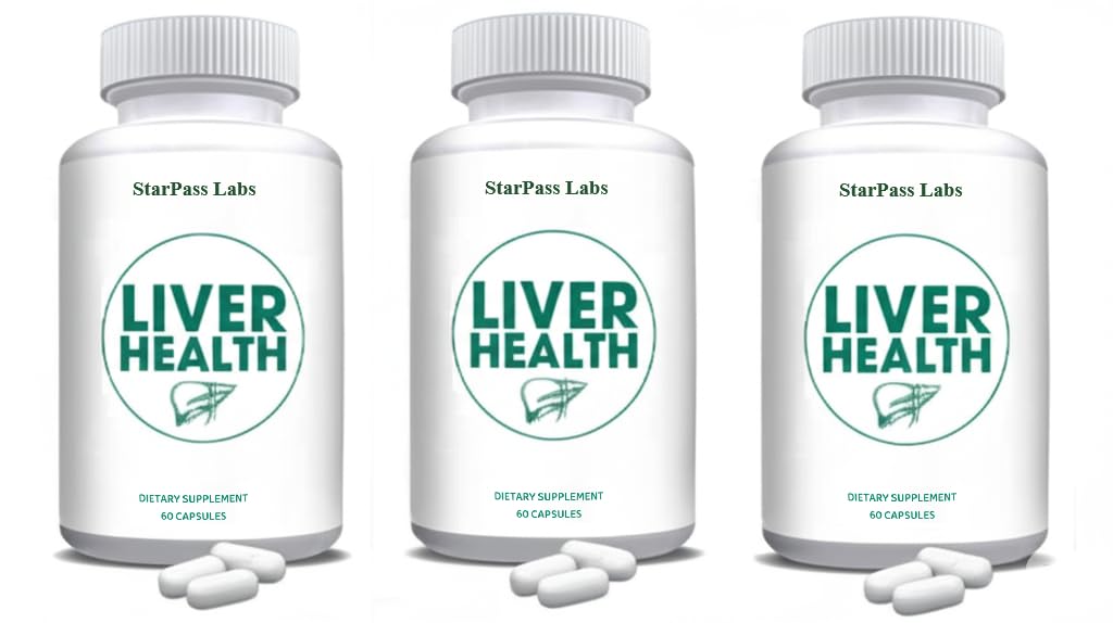 StarPass Labs Liver Health | Liver Detox & Repair Formula - 60 Caps (3 Pack)