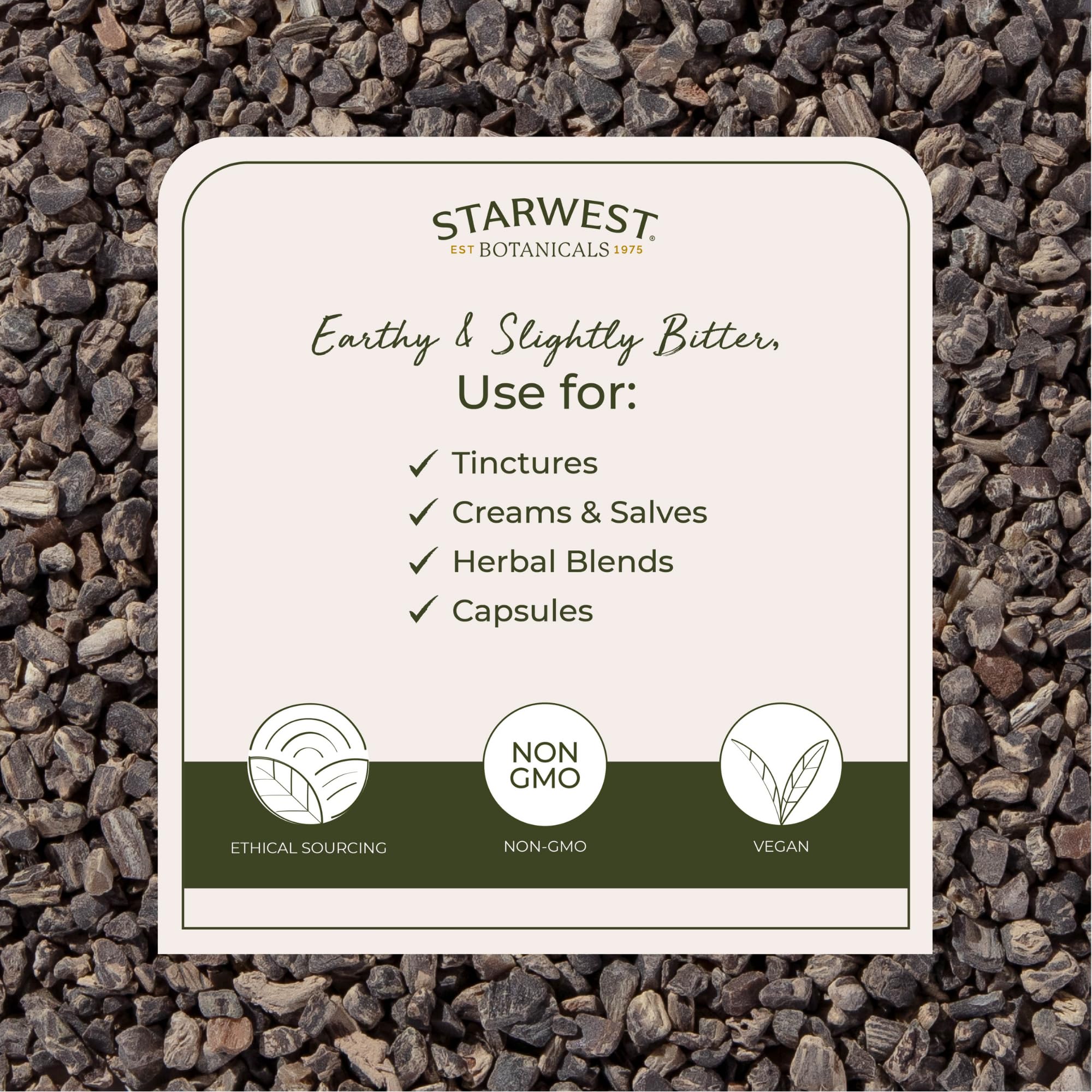 Starwest Botanicals Organic Black Cohosh Root - 4 oz | Cut & Sifted, Kosher, Non-GMO