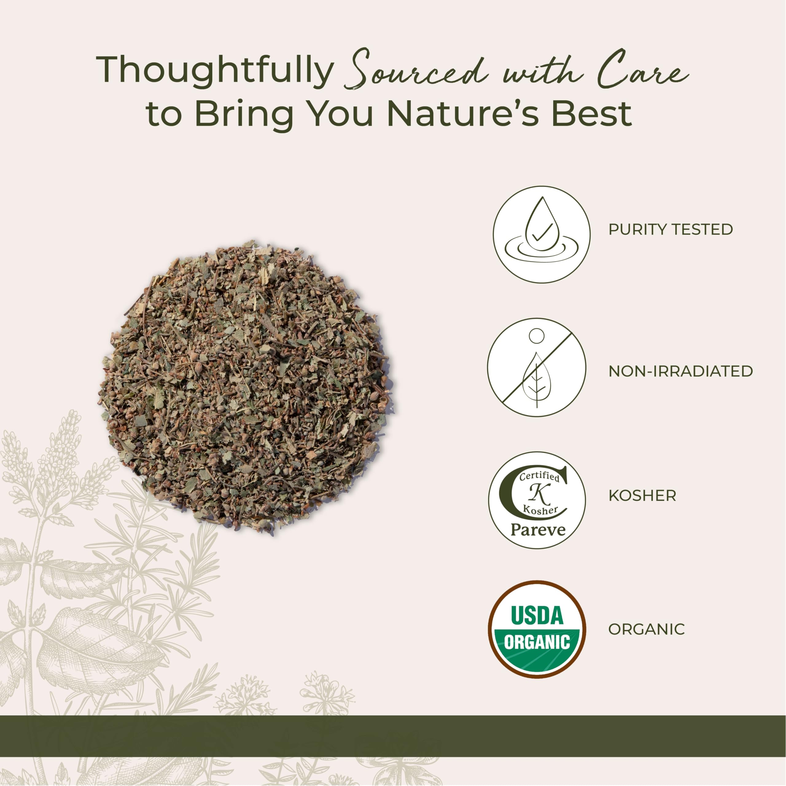 Starwest Linden Leaf & Flowers – Organic Dried Linden Tea, Kosher, Non-GMO, 4 oz