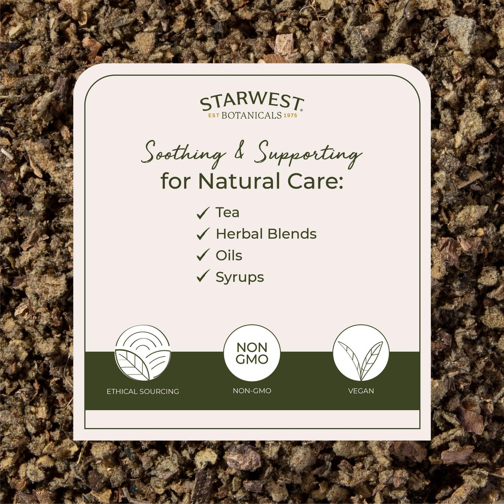 Starwest Botanicals Wildcrafted Mullein Leaf - 1 lb Bulk, Kosher