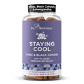 Staying Cool Menopause Supplements for Women - Hot Flash Relief, Weight Support, & Night Sweats - Vitex Chaste Tree & Black Cohosh - 60 Vegetarian Soft Capsules