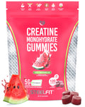 SteelFit Creapure Creatine Gummies - 5g per Serving, Juicy Watermelon, 120 Gummies