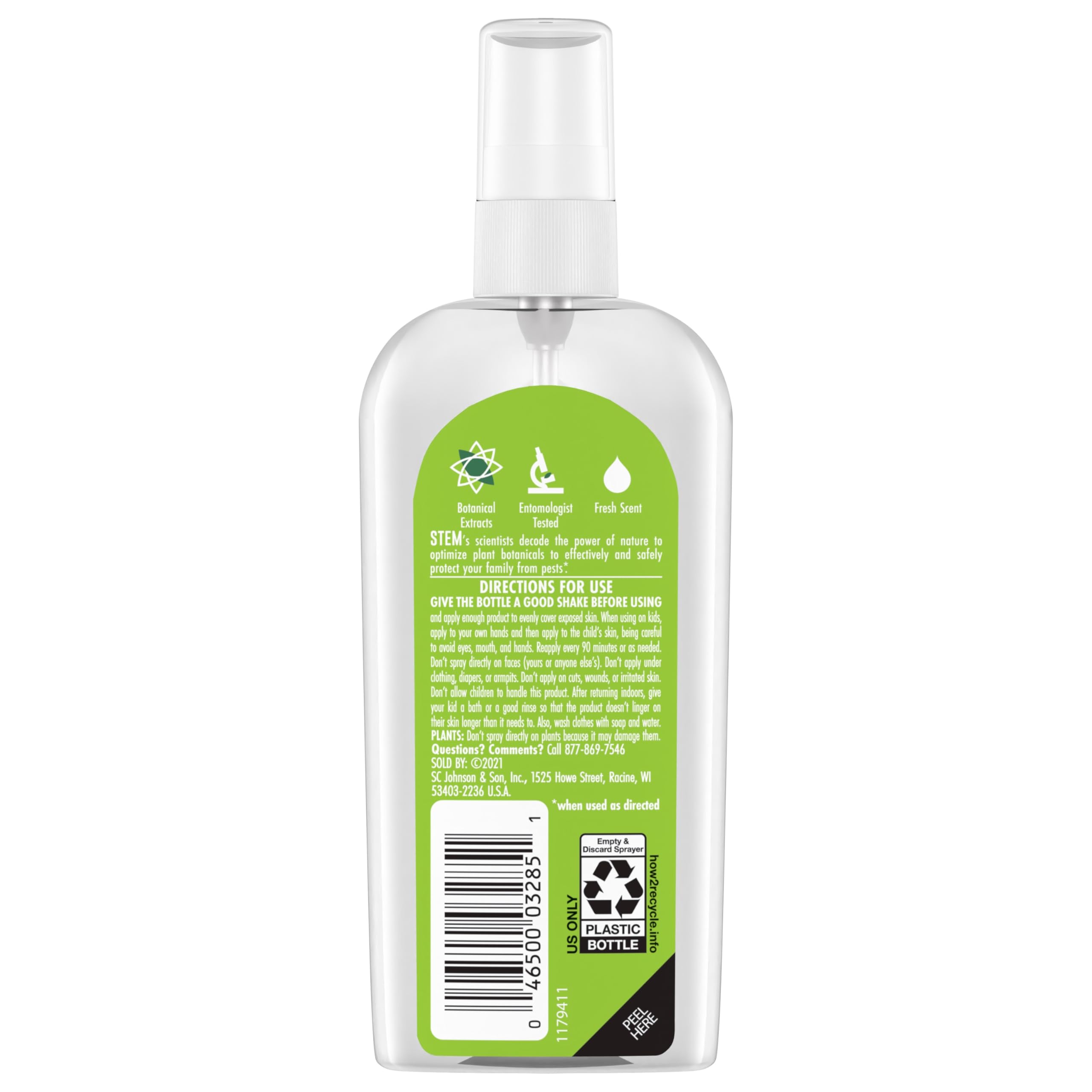 STEM Repels Mosquitoes - Botanical Insect Repellent Spray (4 fl oz, Pack of 3)