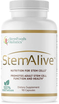 StemAlive - Promotes Stem Cell Nutrition, Function & Health, 90 Capsules, from 100% Natural Sources