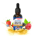 Stirling Organic Hemp Oil - 400,000mg Natural Berry Flavor - Enhances Sleep and Helps Reduce Discomfort - THC-Free, Non-GMO, Gluten-Free, High in Omega 3 6 9 - Premium U.S. Hemp Seed Oil