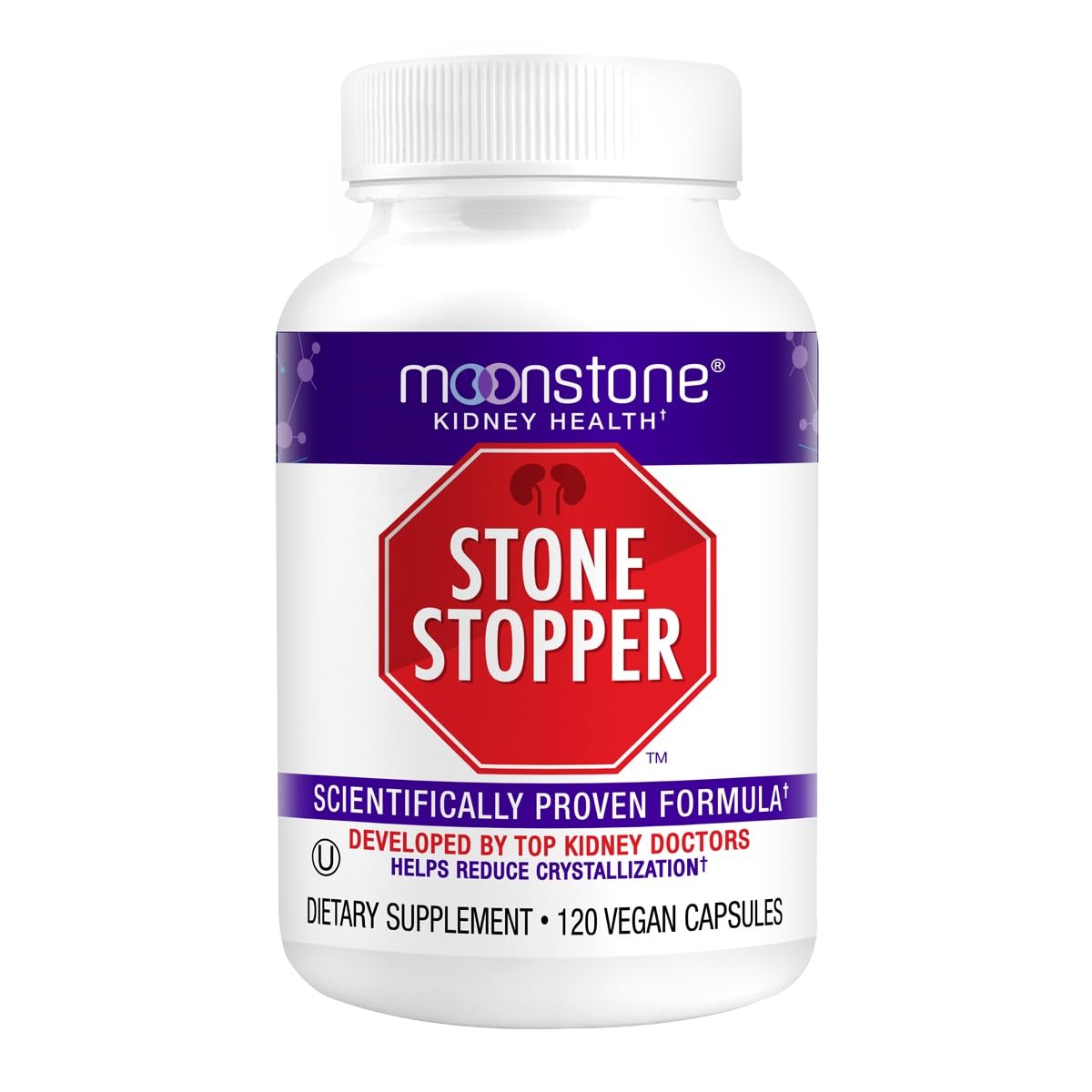 Stone Stopper Capsules – Kidney Stone Prevention, 120 Count (30 Day Supply)