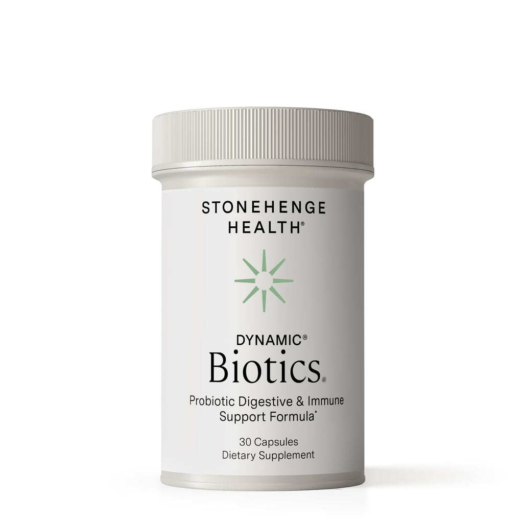 Stonehenge Health Dynamic Biotics Probiotics 55B CFU | 16 Strains, Prebiotic, Delayed-Release Veggie Capsules