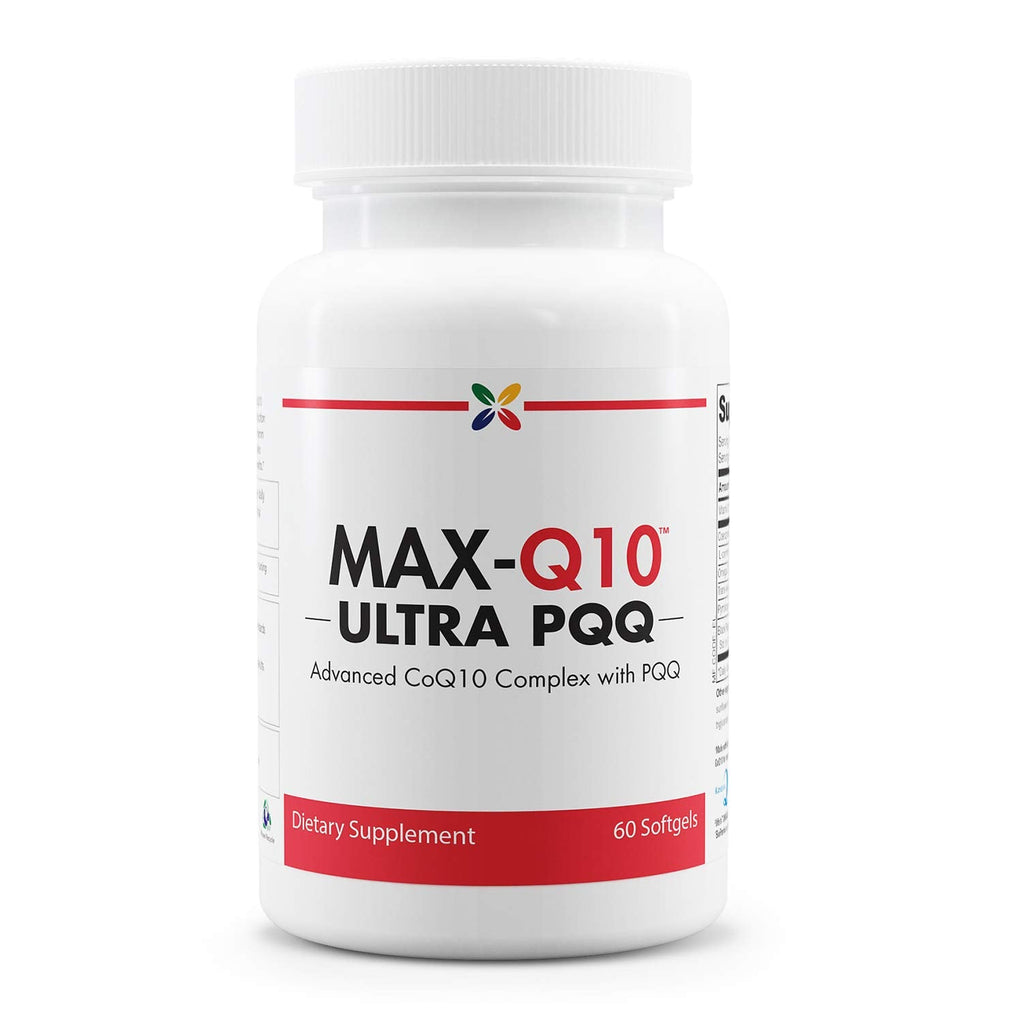 Stop Aging Now MAX-Q10 ULTRA CoQ10 with BioPQQ – 60 Softgels