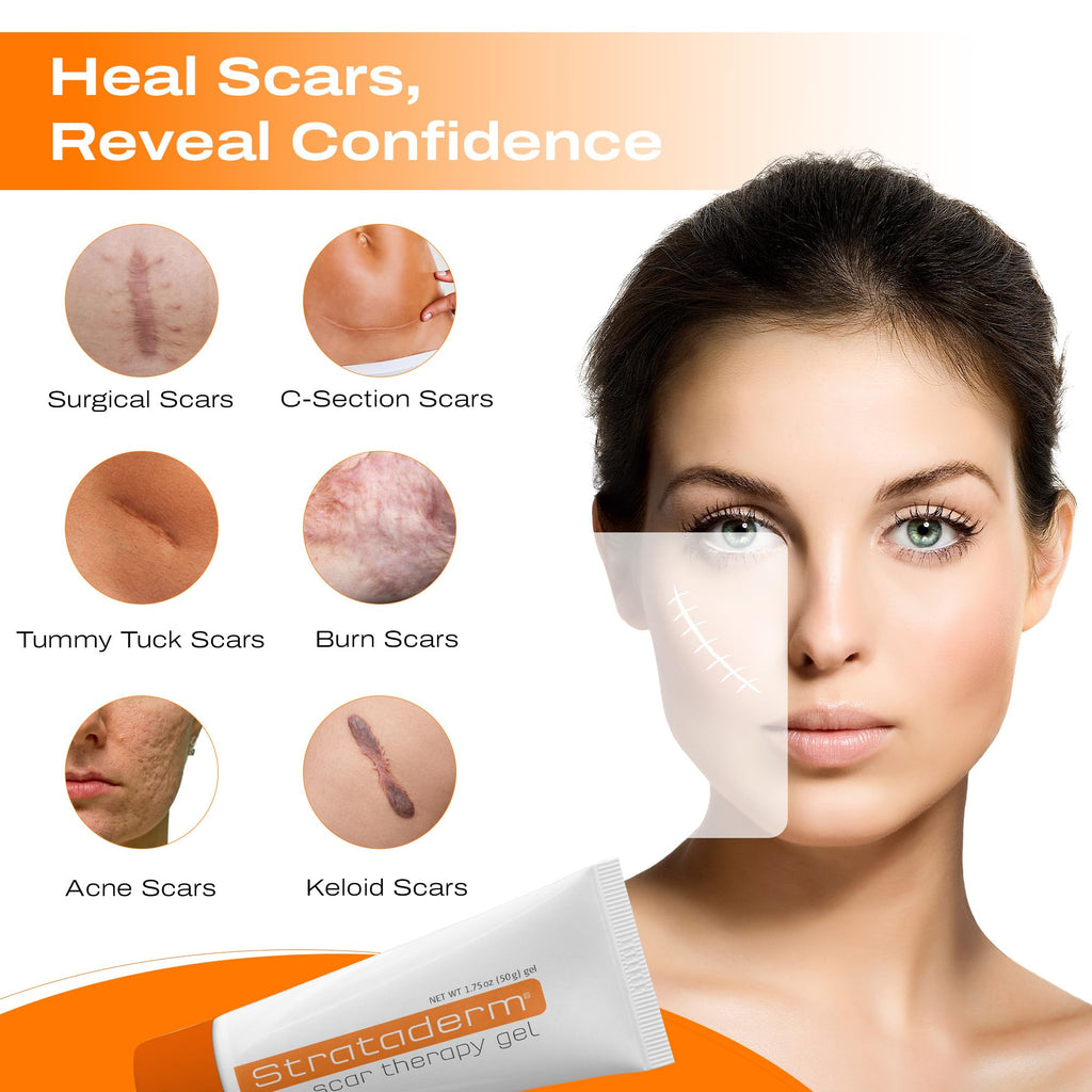 Strataderm Professional Scar Therapy Gel | For Old & New Scars, 50 g