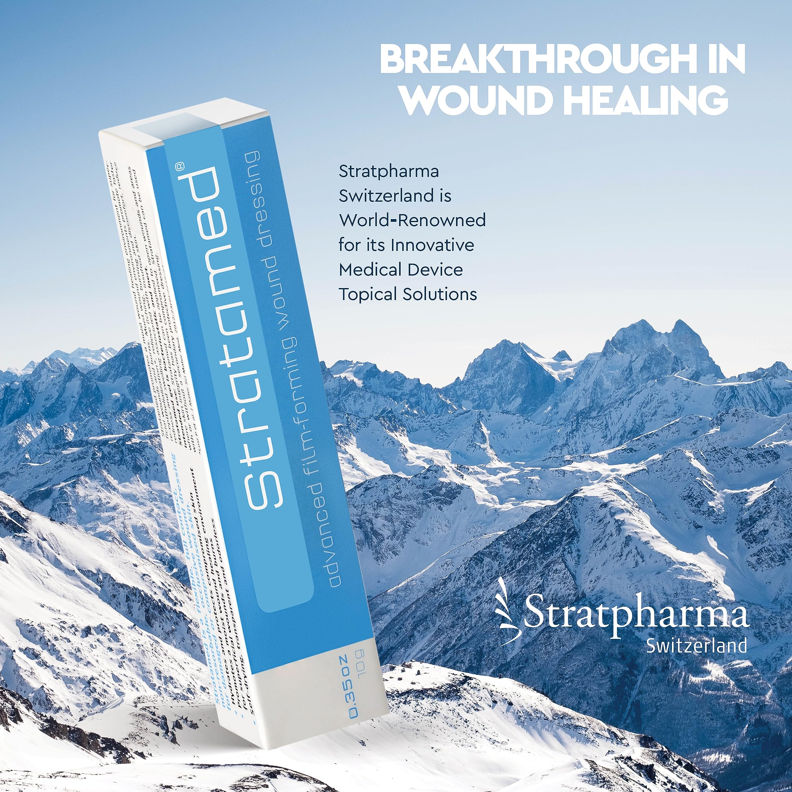 Stratamed Advanced Film-Forming Wound Dressing | Flexible Protective Layer for Wounds & Early Scar Management | 50g