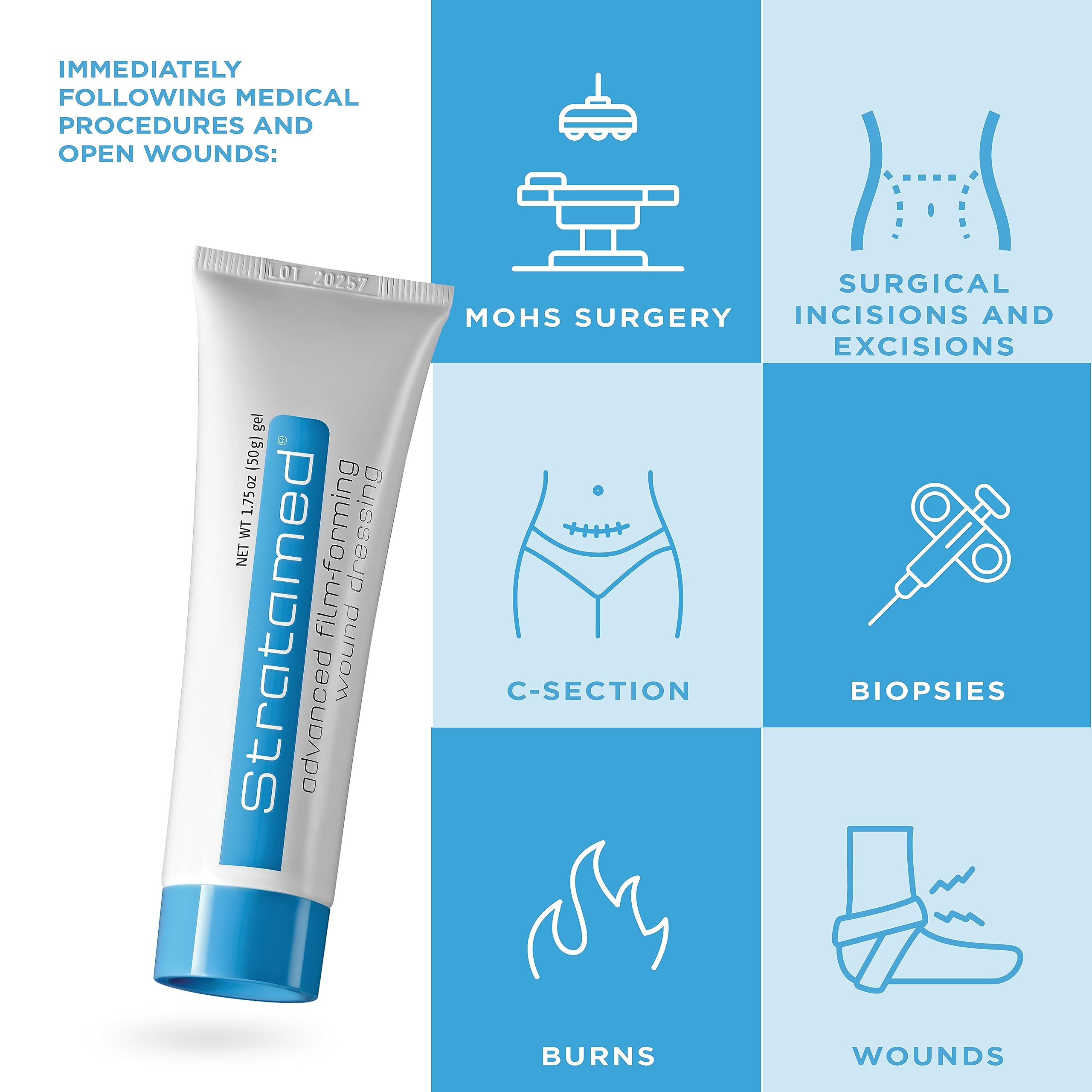 Stratamed Advanced Film-Forming Wound Dressing | Flexible Protective Layer for Wounds & Damaged Skin | 5g