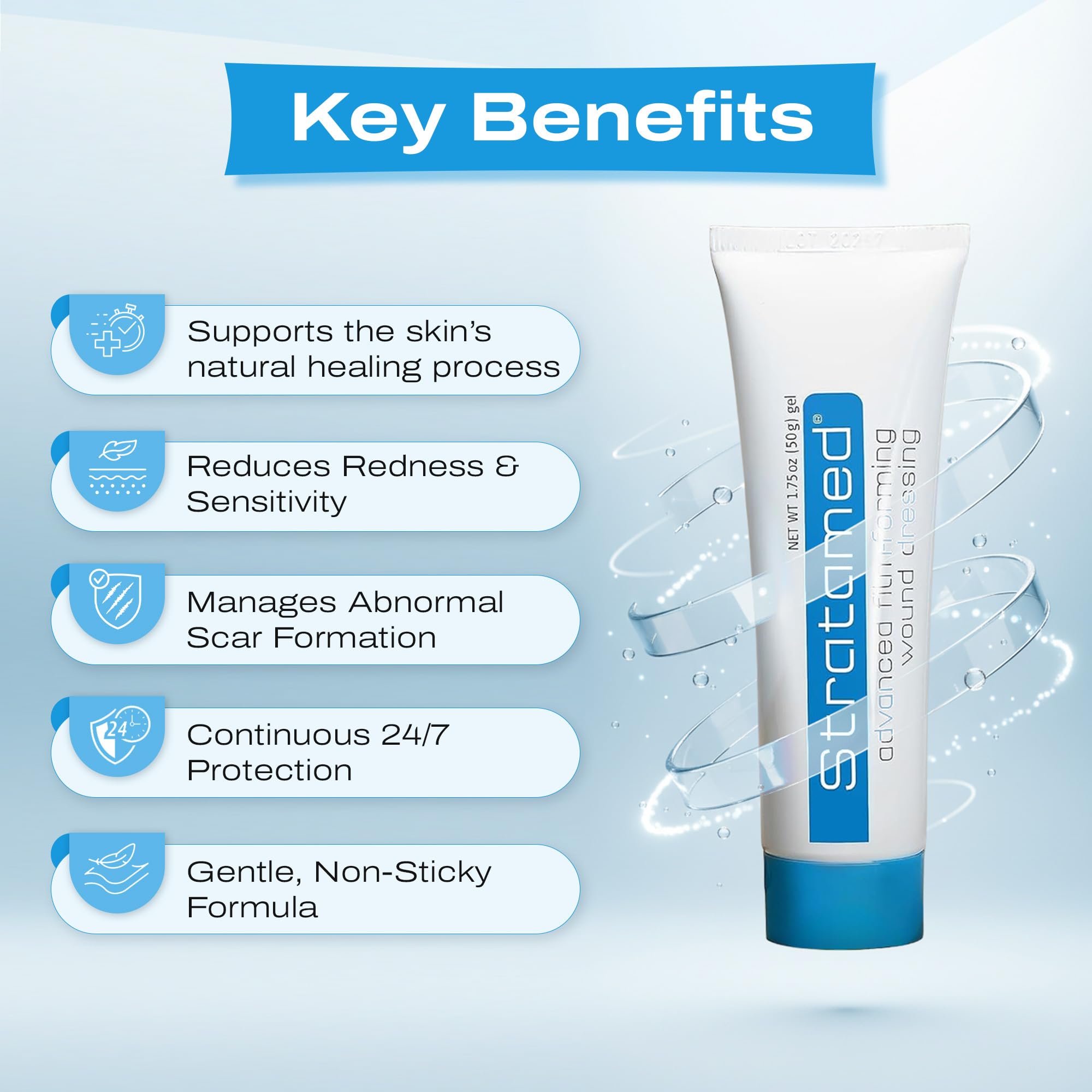 Stratamed Advanced Film-Forming Wound Dressing | Flexible Protective Layer for Open Wounds & Damaged Skin | 50g