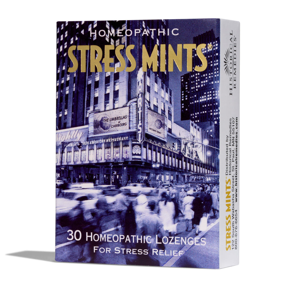 Historical Remedies Stress Mints (1 Pack) - Homeopathic Lozenges for Stress & Digestion | Organic Peppermint, Vegan & Gluten-Free