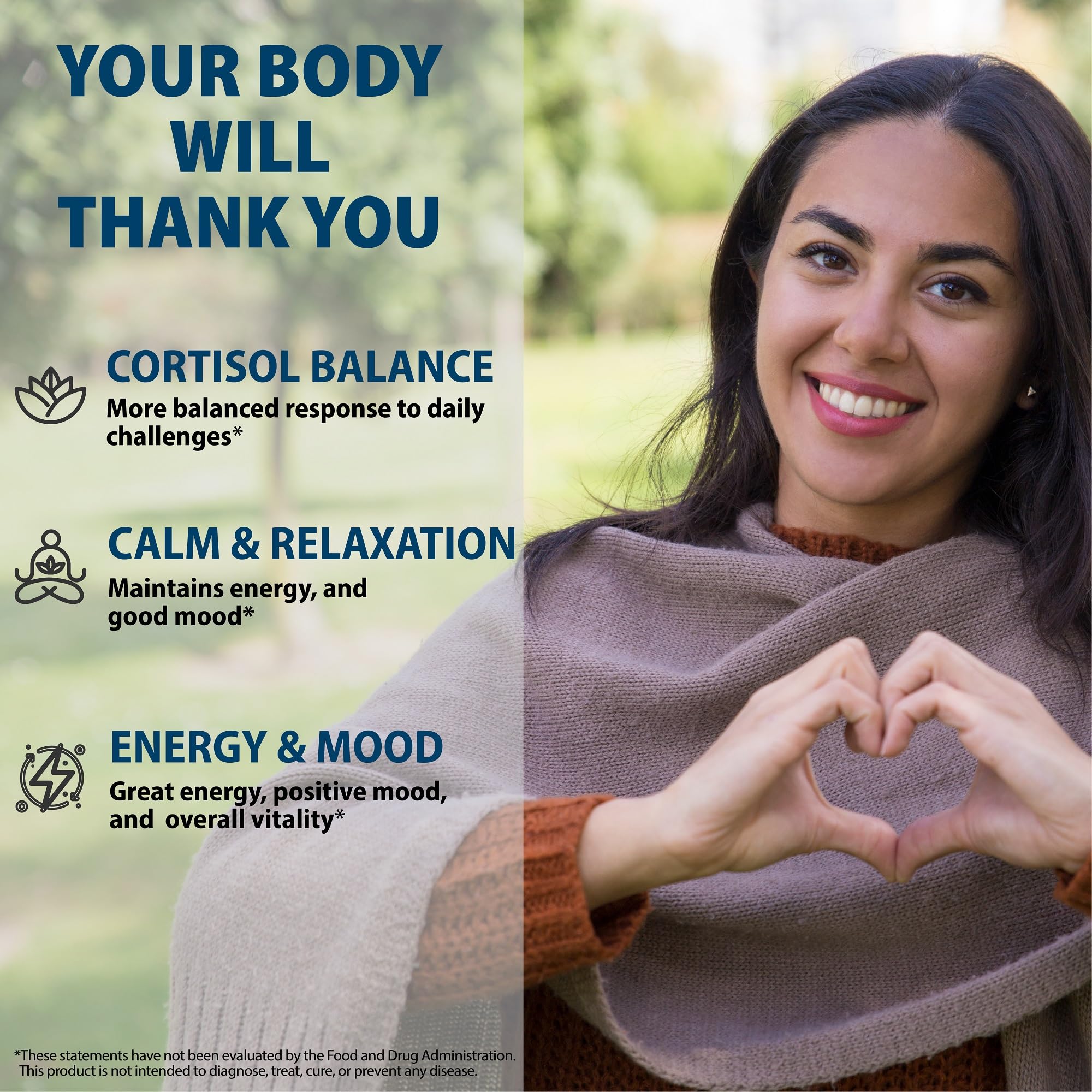 StrongVit Cortisol Supplements for Women and Men with Magnesium, Ashwagandha & L-Theanine | Sleep Support, Stress Relief & Cortisol Management USA