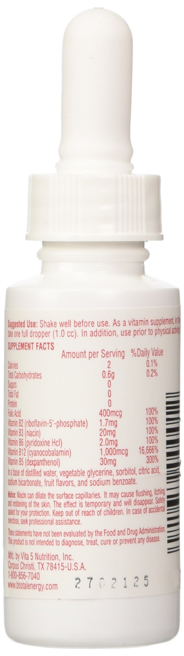 Sublingual B-Total Twin Pack Vitamin – 2 Fl Oz | Fast-Acting Liquid