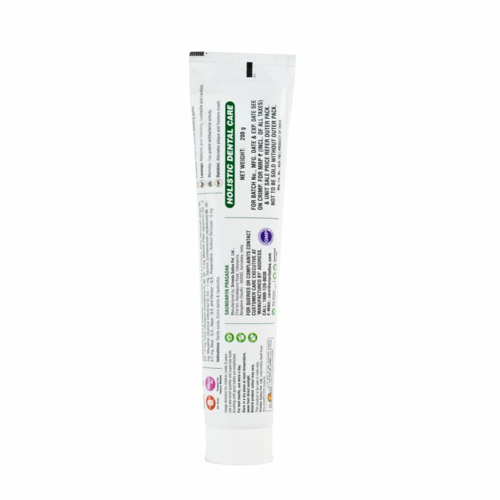 Sri Sri Tattva Sudanta Herbal Toothpaste – SLS Free & Fluoride Free (200 g Pack of 2)