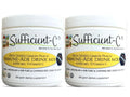 Sufficient-C High Dose Non-GMO Vitamin C - Lemon Peach Immune-Ade Drink Mix 250g (2 Pack)