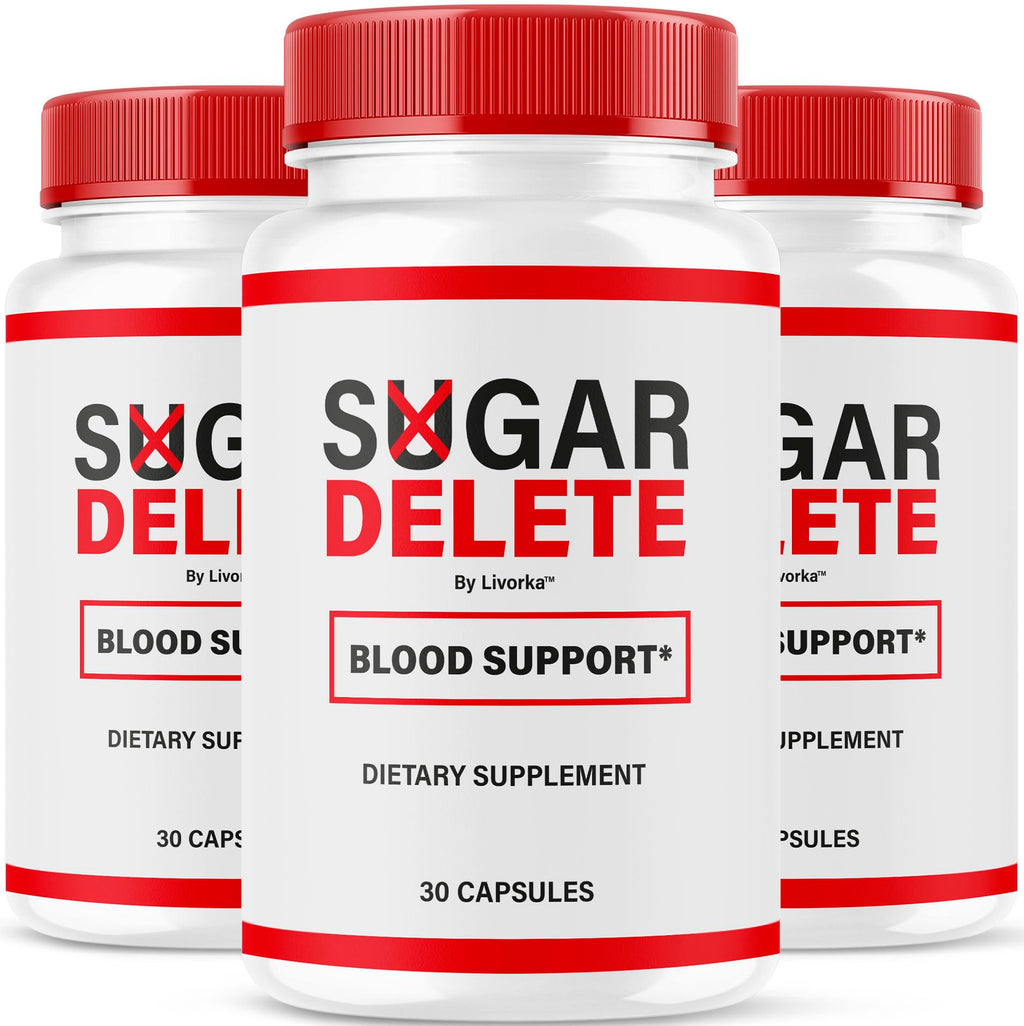 Sugar Delete Capsules (3 Pack) – Official Supplement, All-Natural Formula