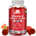 Sugar Free Vitamin B Complex Gummies - B12, B6, B3, B7, B9 | Prenatal, Vegan, Elderly