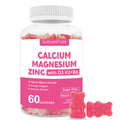Sugar Free Calcium Magnesium Zinc Gummies with Vitamin D3 C B6 K2 – 600mg Calcium, 300mg Magnesium (60 Count)