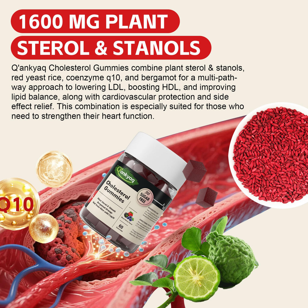 Cholesterol Lowering Gummies with Plant Sterols & Stanols – LDL Support