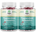 Sugar Free Magnesium Gummies for Adults - Vegan Citrate, 180mg Elemental | Berry Flavor | Non-GMO, Halal, Gluten Free (2 Months)