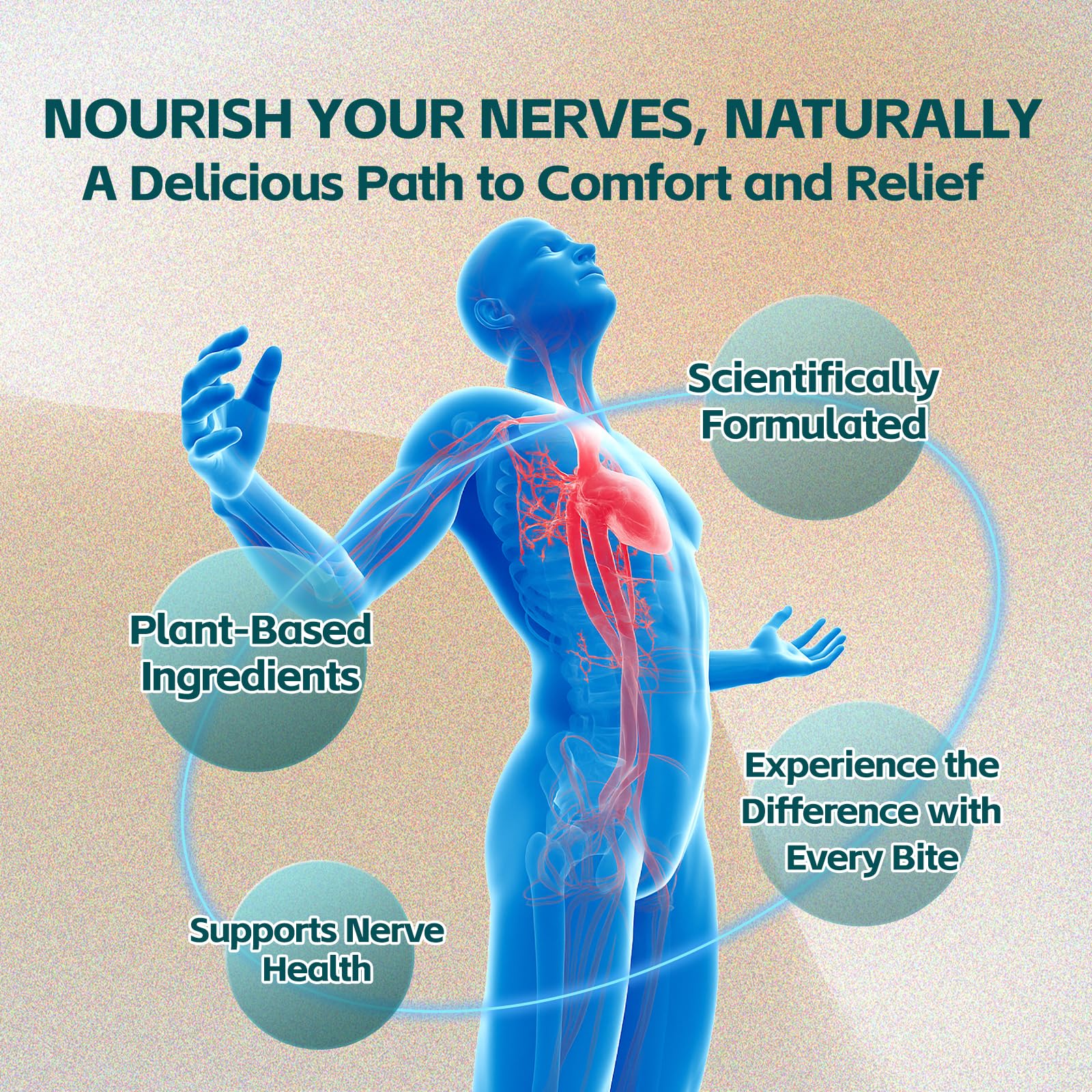Sugar Free Neuropathy Gummies – Nerve Health, Regeneration & Cognitive Support