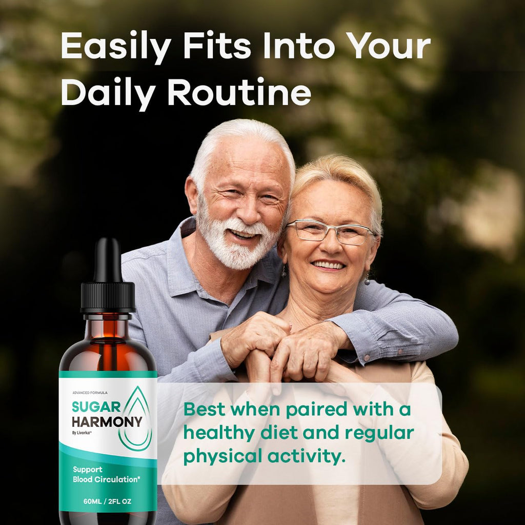 Sugar Harmony Drops (3 Pack) – Premium Liquid Wellness Support | 3 Bottles
