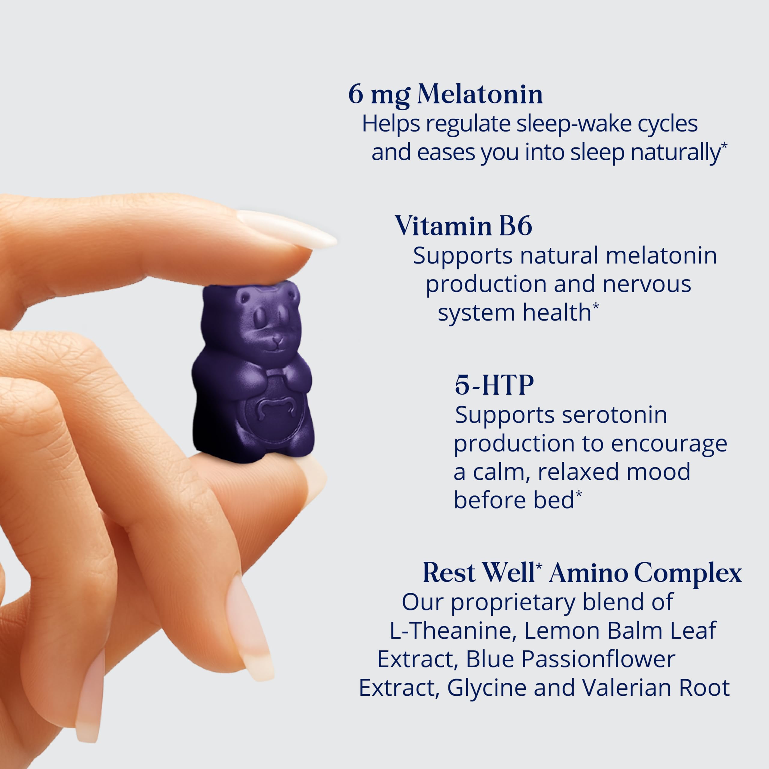 SugarBearPro Sleep Gummy 14 Day Supply - 6mg Melatonin, Vegan