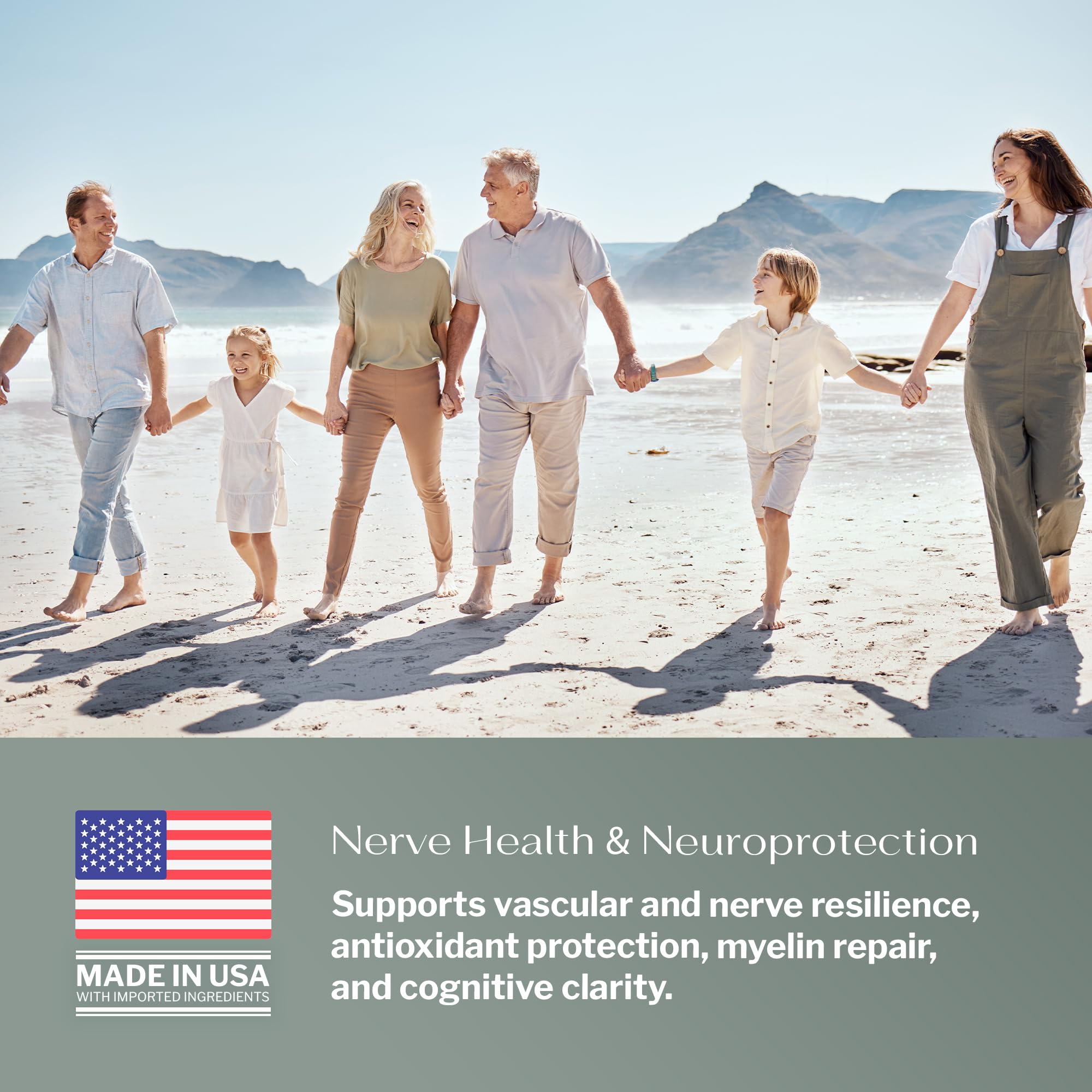 SugarMD Neuropathy Support Supplement – 180 Capsules for Nerve Health