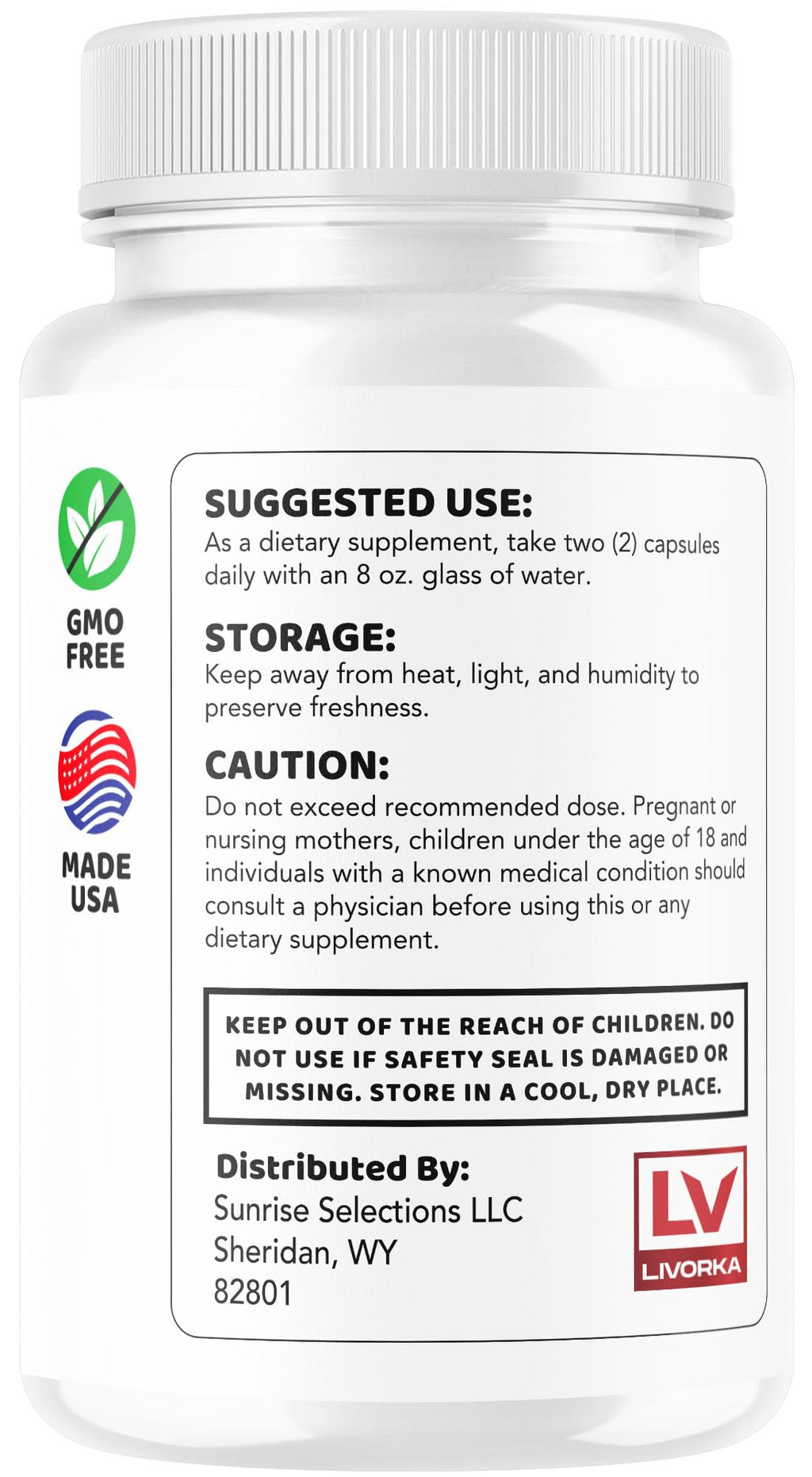 LIVORKA SugarWise Pro Capsules - 2 Pack | All-Natural Multivitamin Support