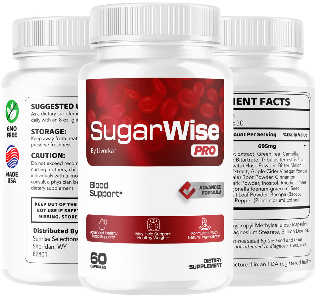 LIVORKA SugarWise Pro Capsules - 2 Pack | All-Natural Multivitamin Support